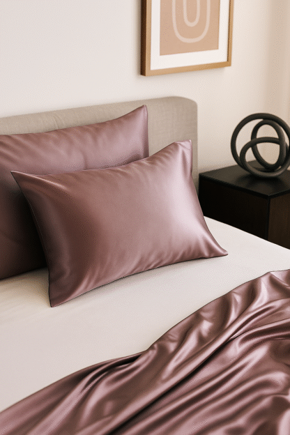 Ash Purple Satin Pillowcase