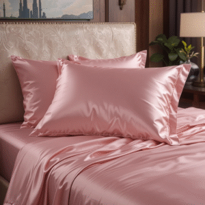 Baby Pink Satin Pillowcase