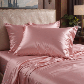 Baby Pink Satin Pillowcase