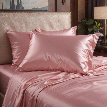 Baby Pink Satin Pillowcase